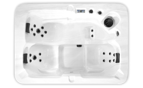 Top view of an Ellesmere hot tub