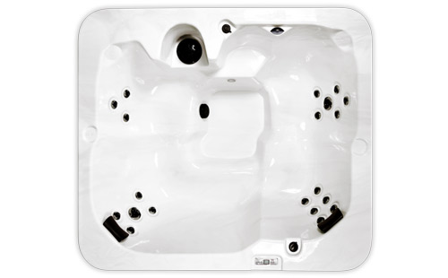 Top view of an Husky hot tub