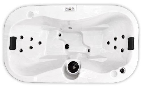 Top view of an Otter hot tub