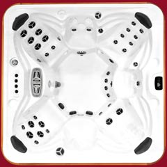 Top view of the Tundra model of Arctic Spas Hot Tub